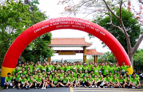 Giải chạy “CNG Vietnam Run 2023 - Hành trình kiến tạo tương lai xanh” chào mừng kỷ niệm 16 năm thành lập